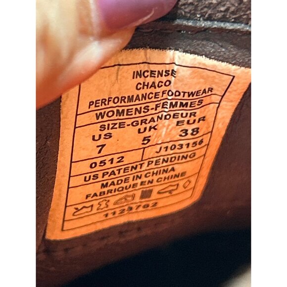 US7 CHACO NWOB Velleda Incense Beige Suede Comfort Sneaker J103156 Womens - Picture 10 of 10